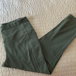Leggings, Skechers new without tags, army green, size large